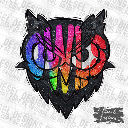 Owls Mascot | 300 DPI | Transparent PNG | Digital File Only