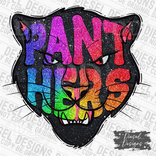 Panthers Mascot | 300 DPI | Transparent PNG | Digital File Only