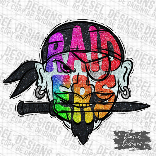 Raiders Mascot | 300 DPI | Transparent PNG | Digital File Only