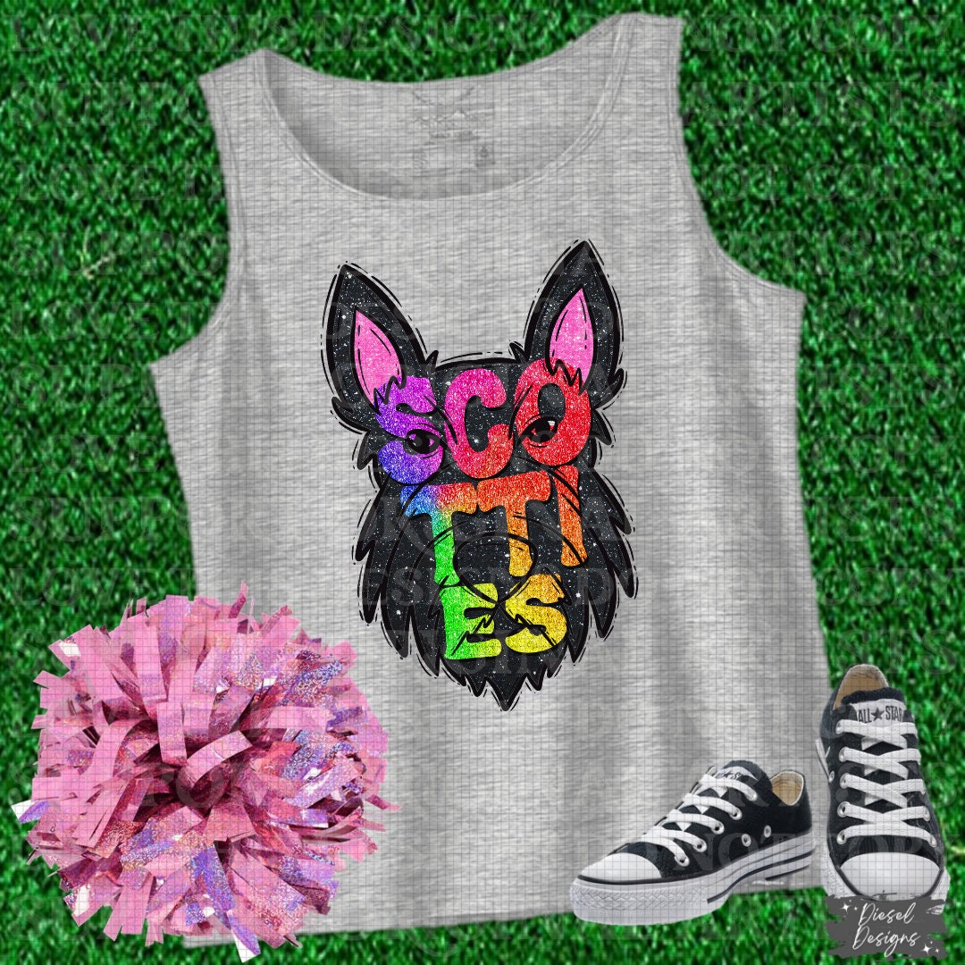 Scotties Mascot | 300 DPI | Transparent PNG | Digital File Only