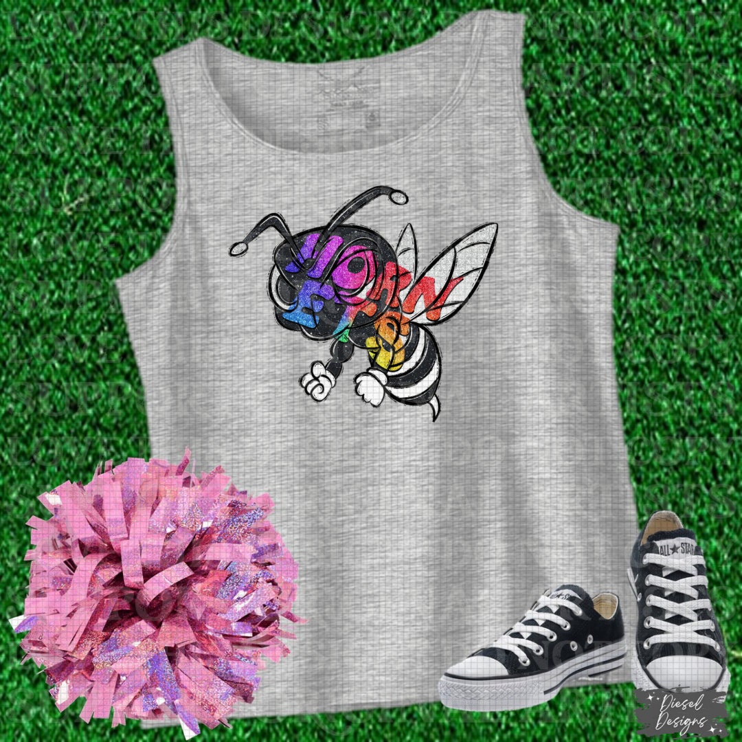 Hornets Mascot | 300 DPI | Transparent PNG | Digital File Only