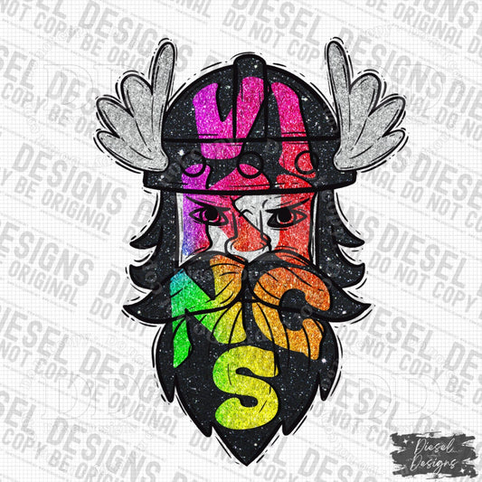 Vikings Mascot | 300 DPI | Transparent PNG | Digital File Only