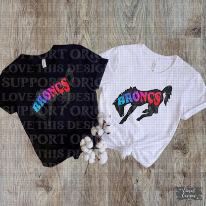 Broncs Mascot | 300 DPI | Transparent PNG | Digital File Only