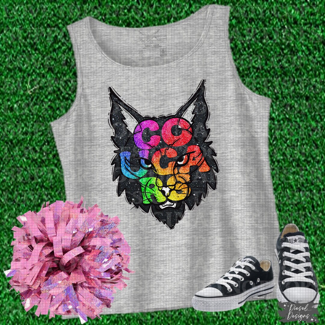 Cougars Mascot | 300 DPI | Transparent PNG | Digital File Only