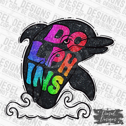 Dolphins Mascot | 300 DPI | Transparent PNG | Digital File Only