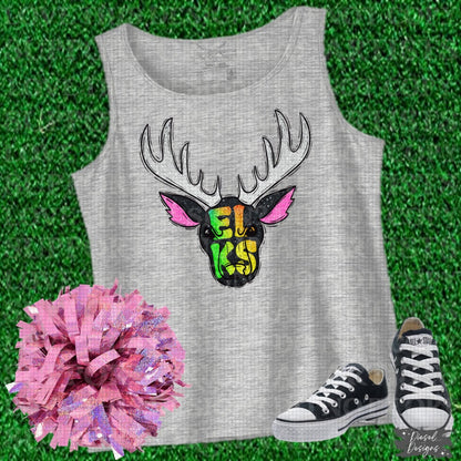 Elks Mascot | 300 DPI | Transparent PNG | Digital File Only