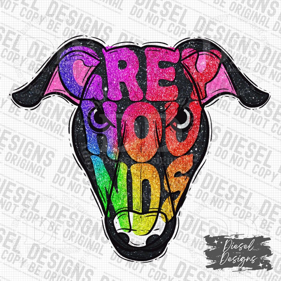 Greyhounds Mascot | 300 DPI | Transparent PNG | Digital File Only