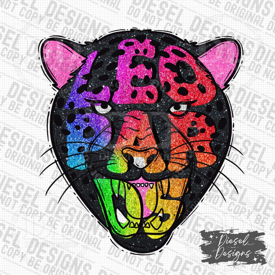 Leopards Mascot | 300 DPI | Transparent PNG | Digital File Only