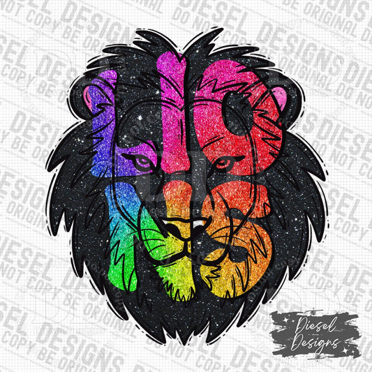 Lions Mascot | 300 DPI | Transparent PNG | Digital File Only