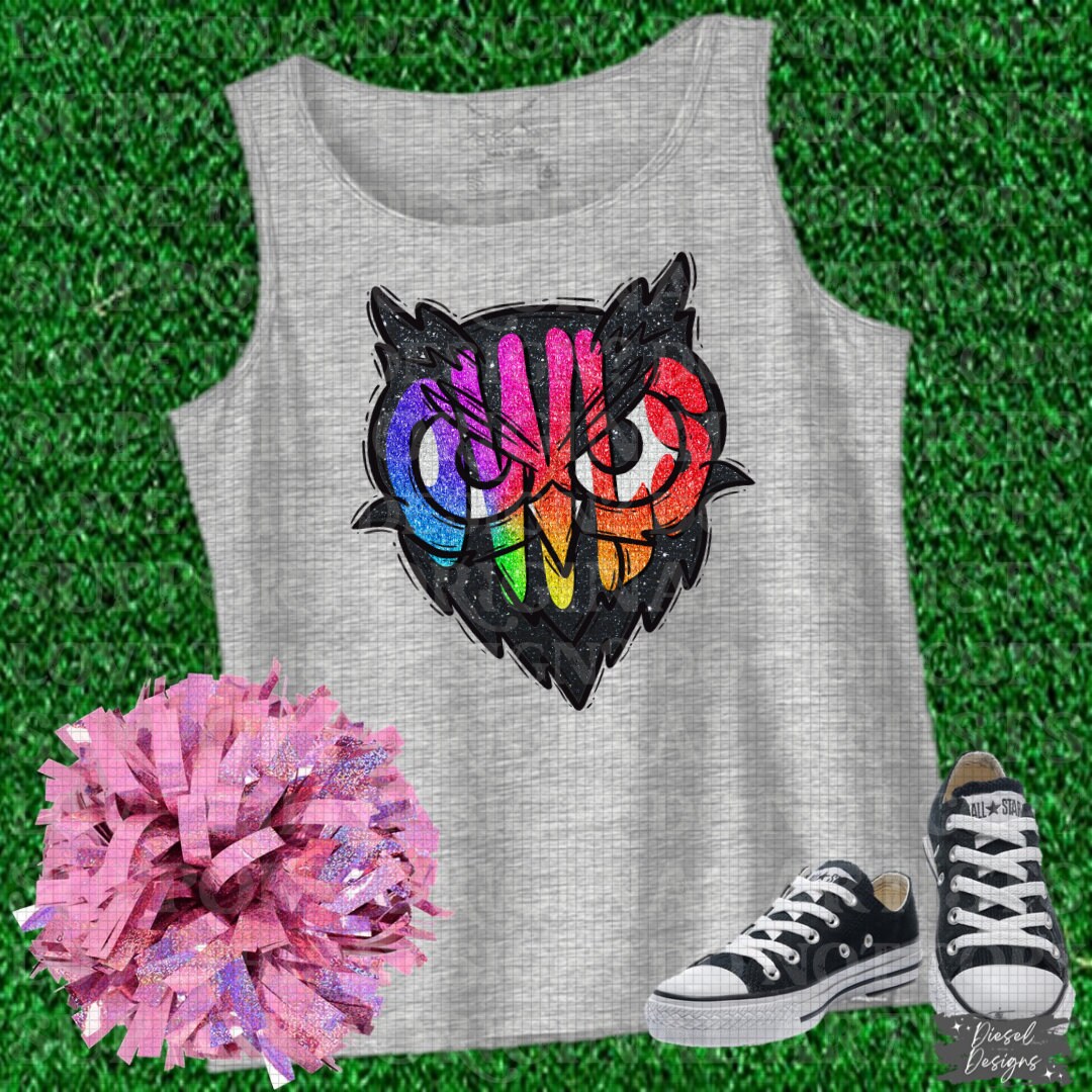 Owls Mascot | 300 DPI | Transparent PNG | Digital File Only