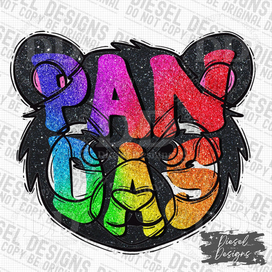 Pandas Mascot | 300 DPI | Transparent PNG | Digital File Only