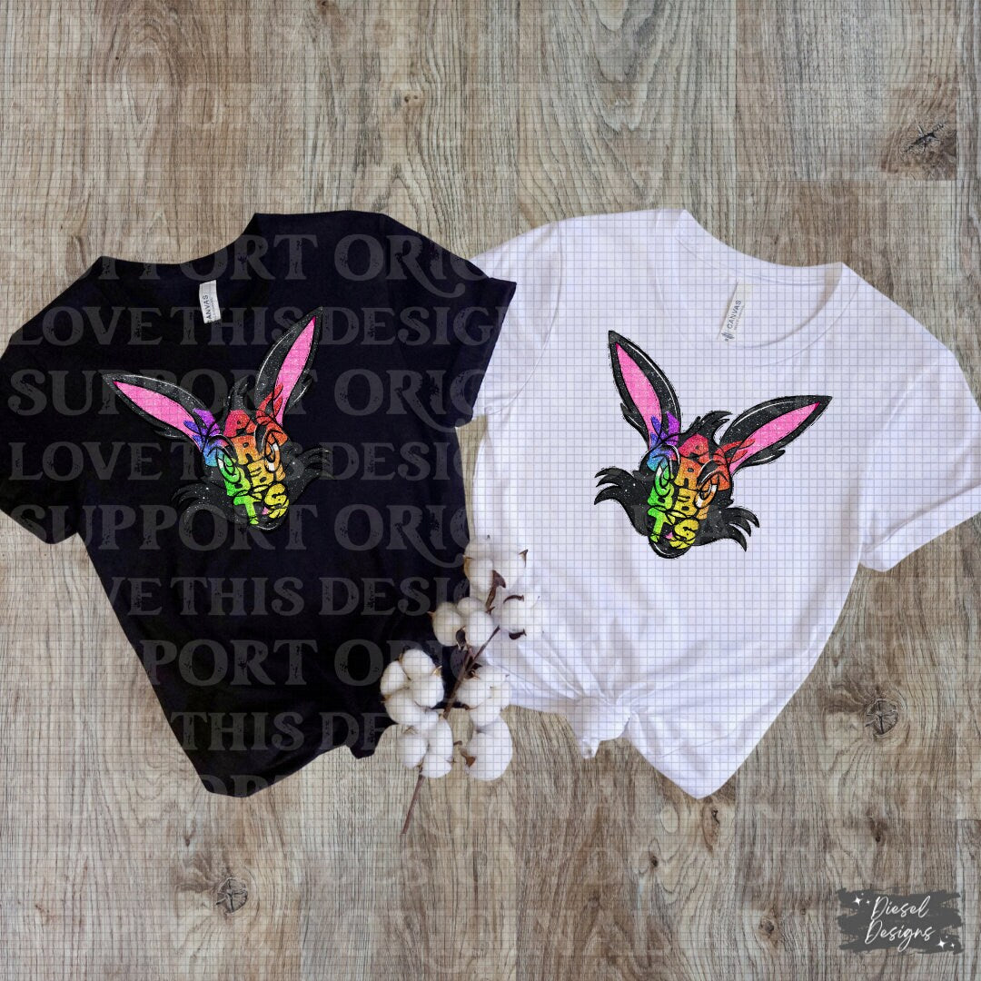 Jack Rabbits Mascot | 300 DPI | Transparent PNG | Digital File Only