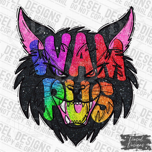 Wampus Mascot | 300 DPI | Transparent PNG | Digital File Only