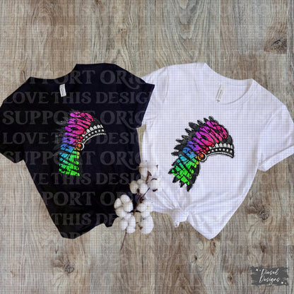 Warriors Mascot | 300 DPI | Transparent PNG | Digital File Only