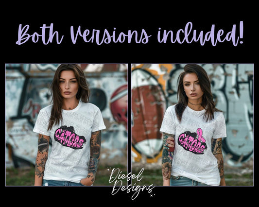 Gators Breast Cancer Awareness Mascot | 300 DPI | Transparent PNG | Digital File Only