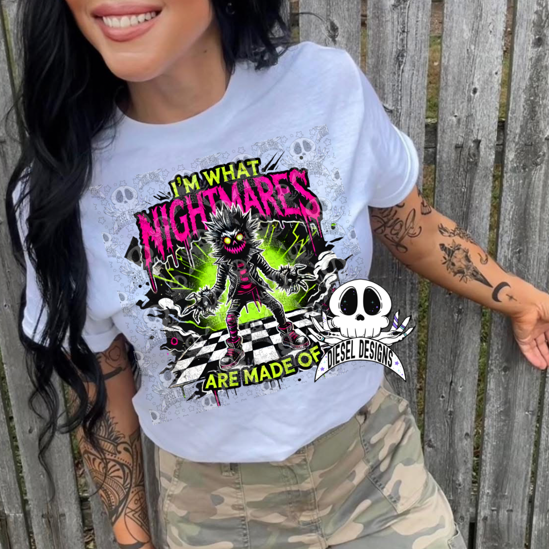 I’m What Nightmares Are Made Of PNG  | 300 DPI | Transparent PNG | Digital File Only