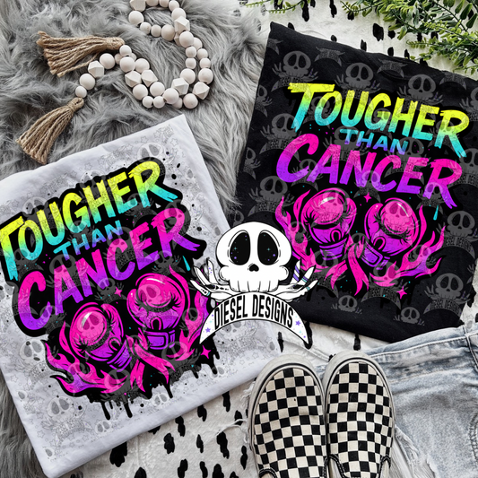 Tougher Than Cancer PNG  | 300 DPI | Transparent PNG | Digital File Only