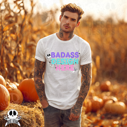Pumpkin Patch White Tshirt AI Assisted Mock UP Set of 11 | PNG |