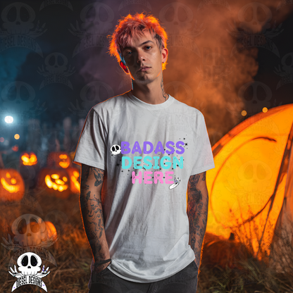 Pumpkin Patch White Tshirt AI Assisted Mock UP Set of 11 | PNG |