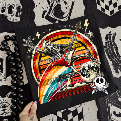 Rockstar Skellie PNG Knockout | 300 DPI | Transparent PNG | Digital File Only | Knock Out