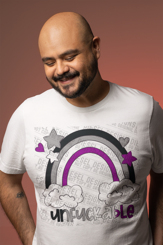 Asexual UnFuckable | 300 DPI | Transparent PNG