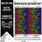 Black Distressed Plaid Seamless  | 300 DPI | Seamless 12"x12" | 2 sizes Included