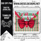 Christmas Junkie Tumbler Wrap  | 300 DPI | PNG |