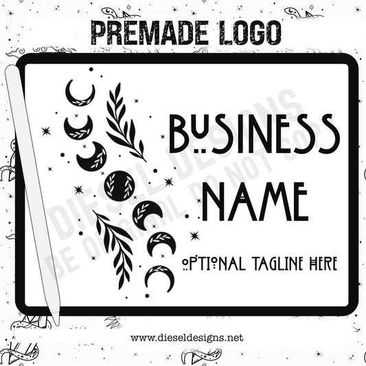 Magical Premade Logo  | 300 DPI | Transparent PNG |