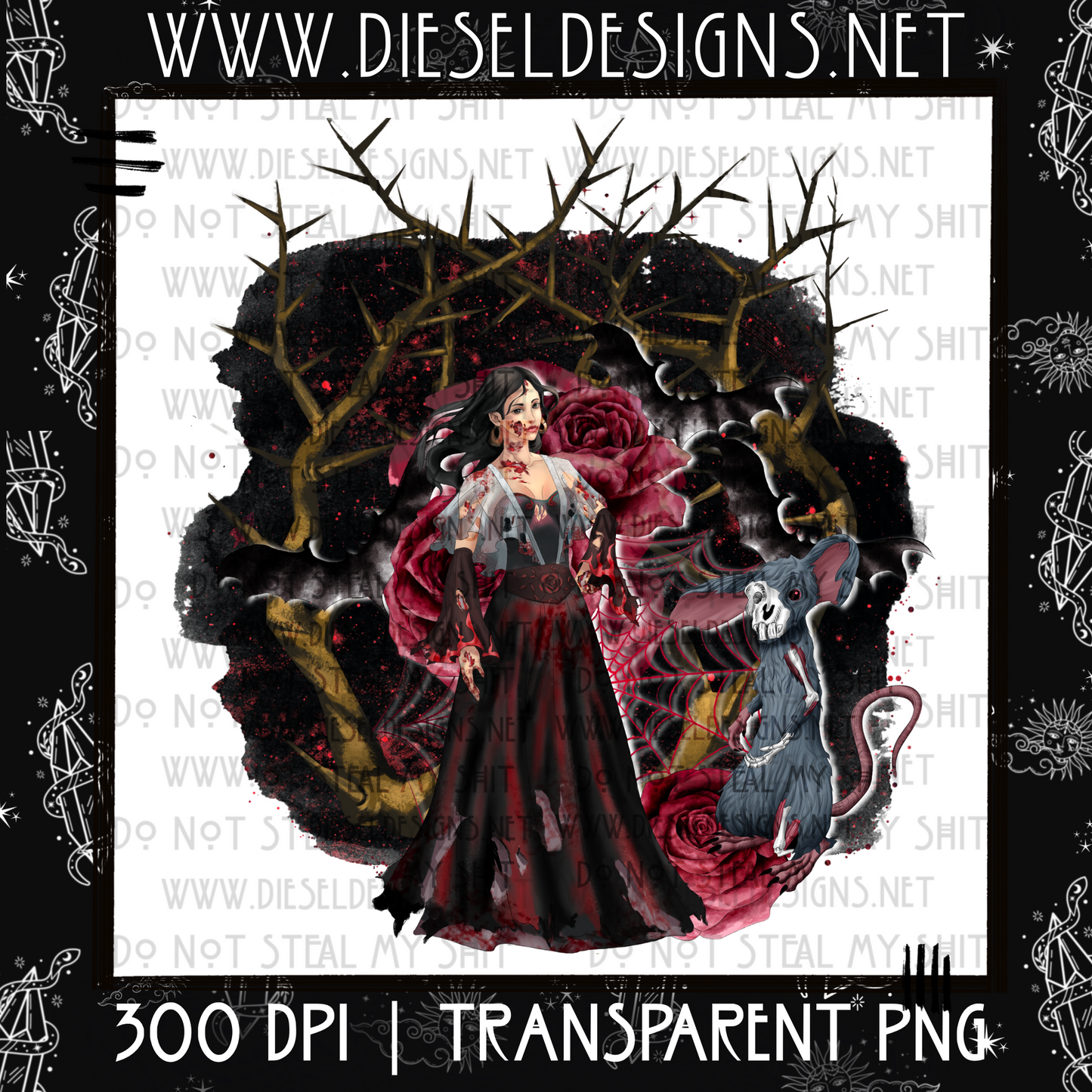 Dark Princess PNG | 300 DPI | Transparent PNG