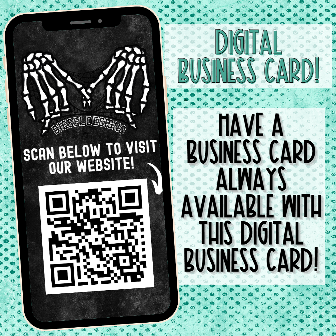 Digital Business Card | Business Card | Editable in CANVA