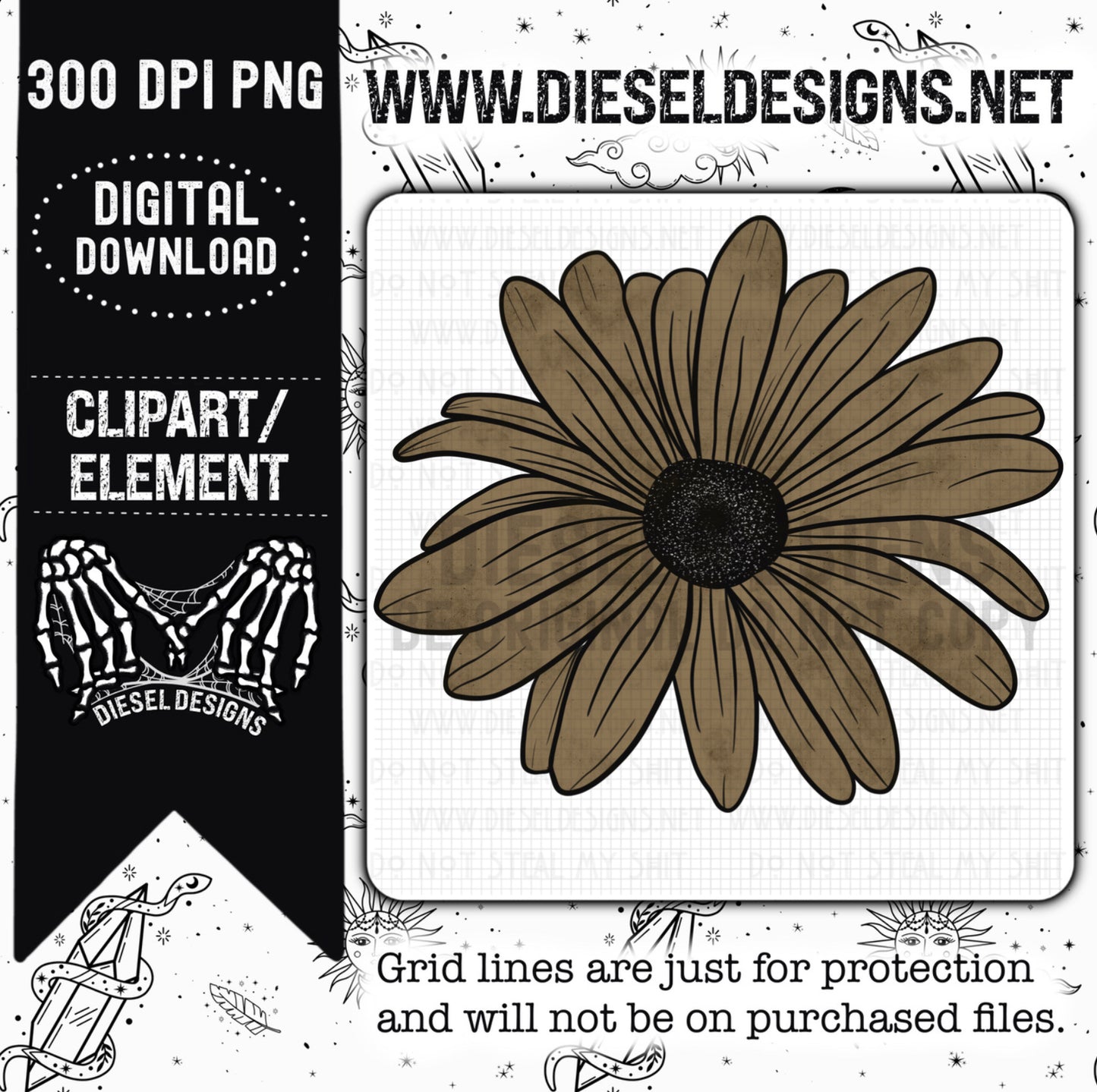 Flower Clipart 1  | 300 DPI | Transparent PNG | Clipart |