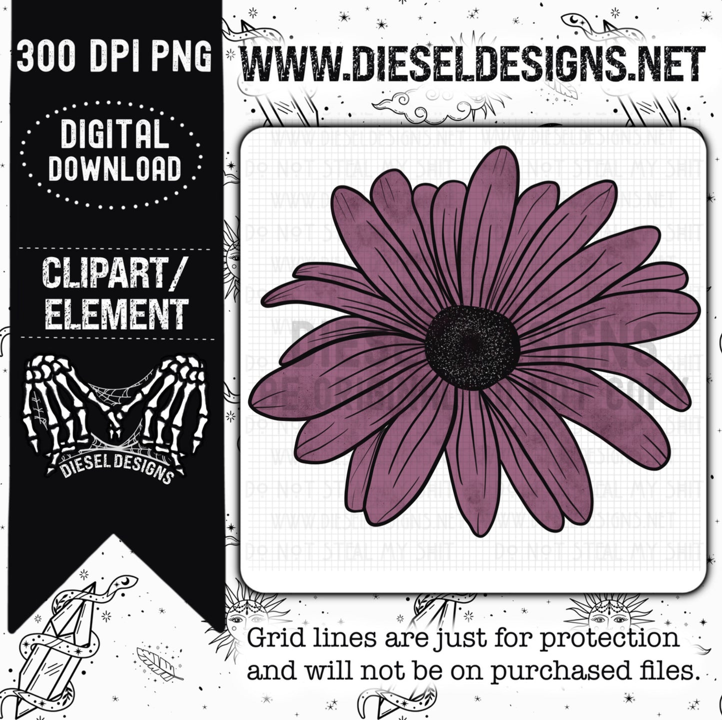 Flower Clipart 2  | 300 DPI | Transparent PNG | Clipart |