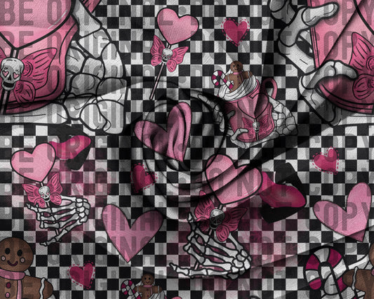 Gingerbread Checkered Seamless | 300 DPI | Seamless 12"x12" | 2 sizes Included