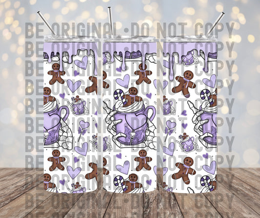 Gingerbread Seamless | 300 DPI | 20 oz Skinny Tumbler Wrap