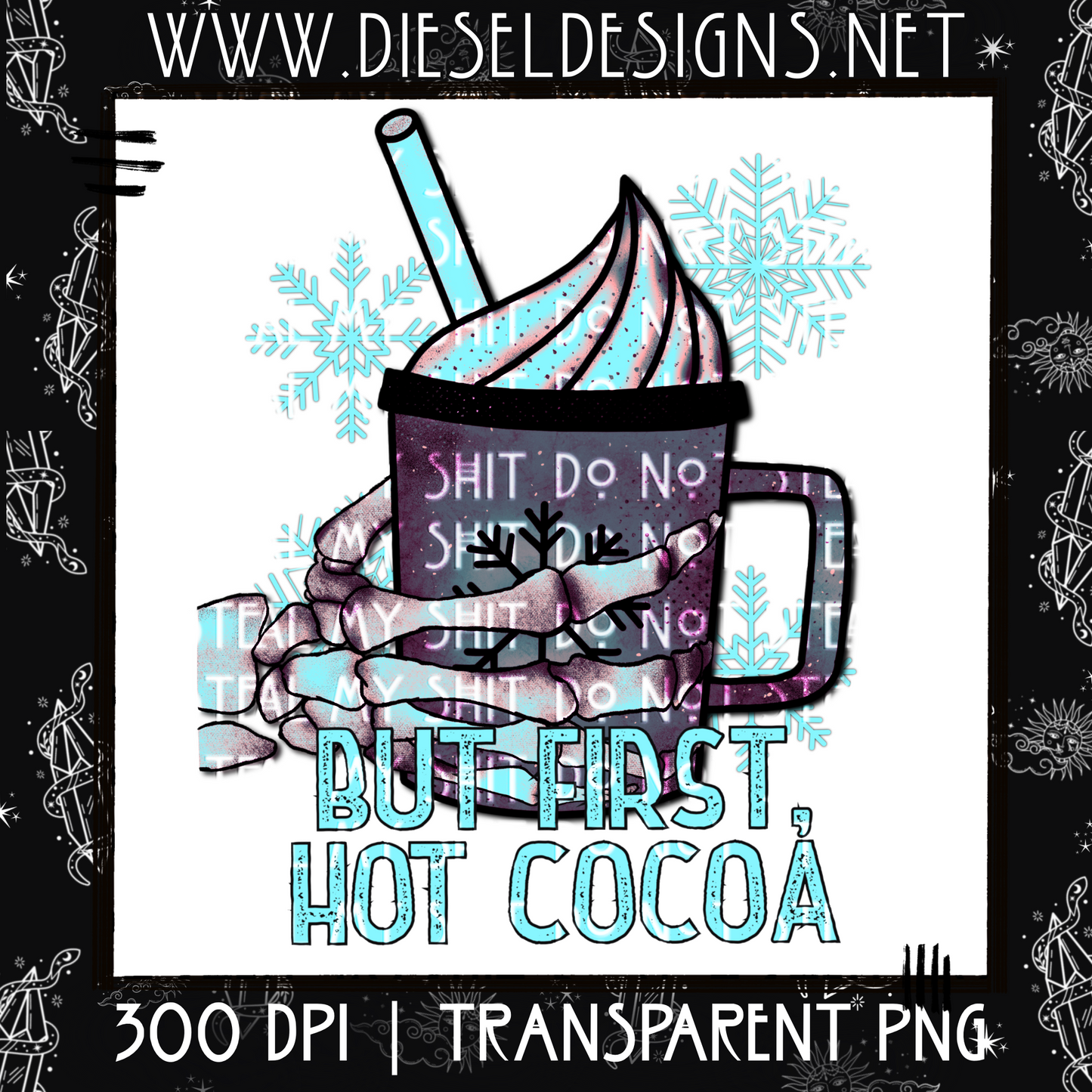 Hot Cocoa PNG | 300 DPI | Transparent PNG