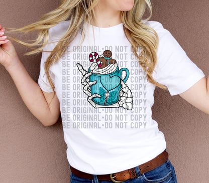 Hot Cocoa Teal | 300 DPI | Transparent PNG