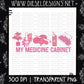 Medicine Cabinet Pink | Design | 300 DPI | PNG