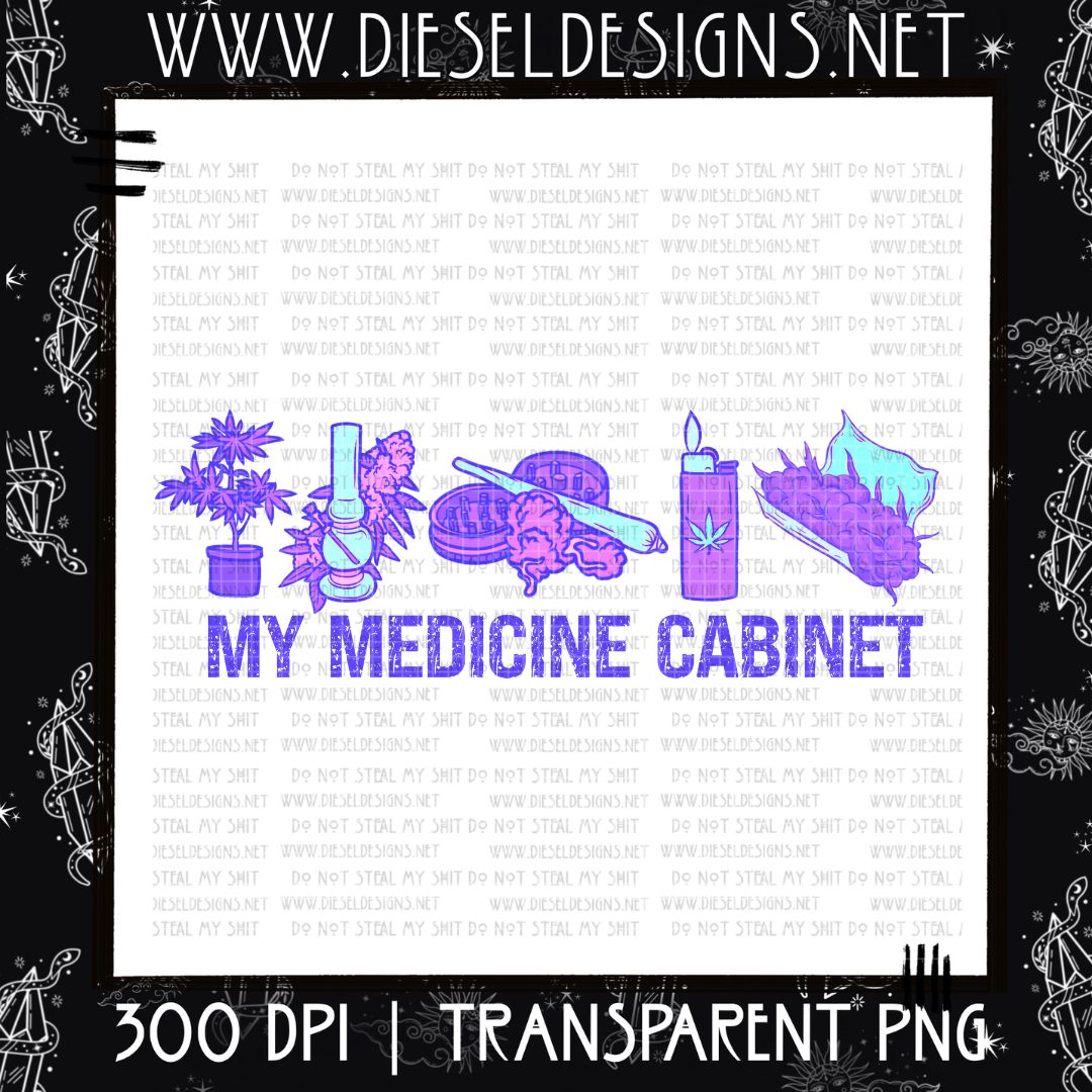 Medicine Purple | Design | 300 DPI | PNG