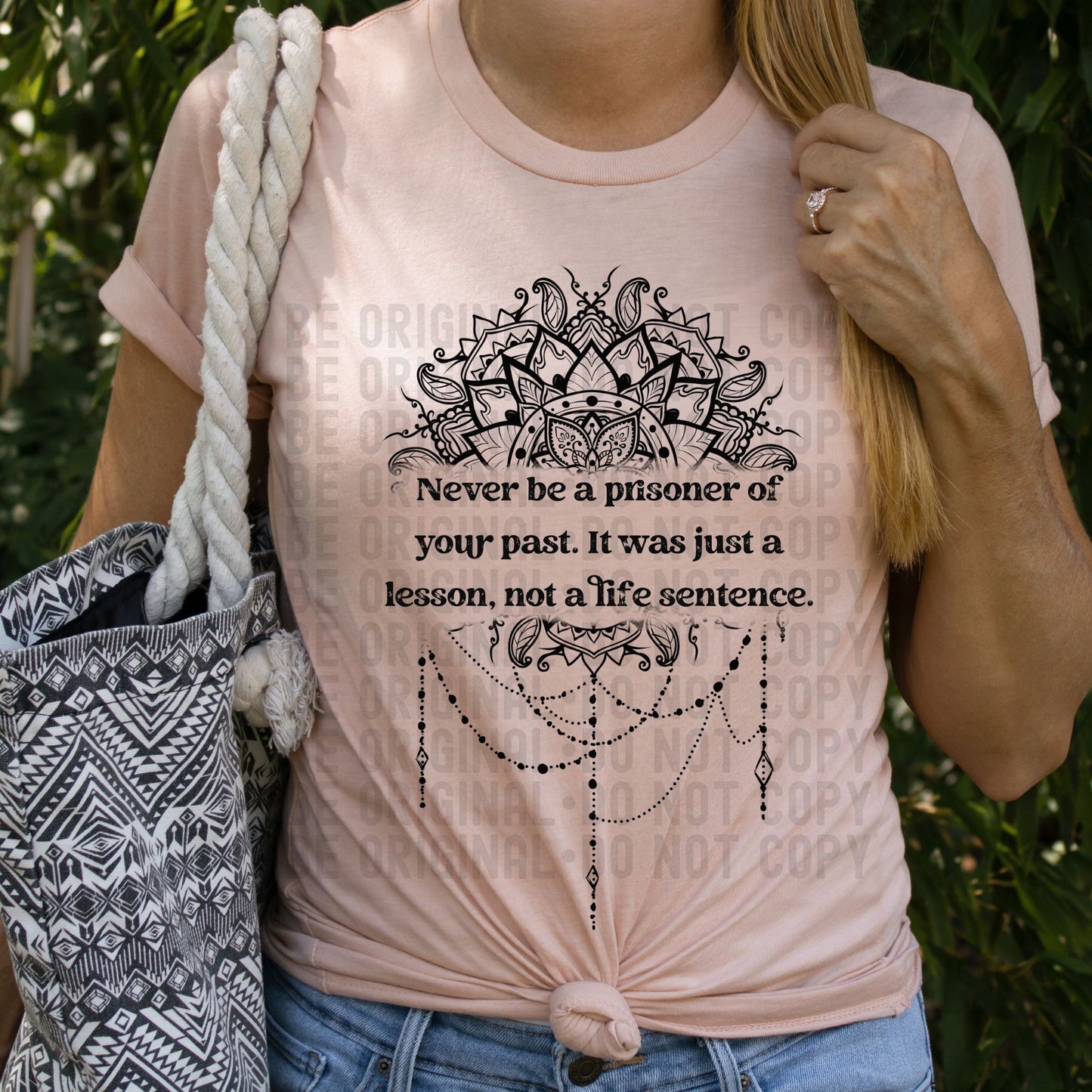 Never Be A Prisoner  | 300 DPI | Transparent PNG