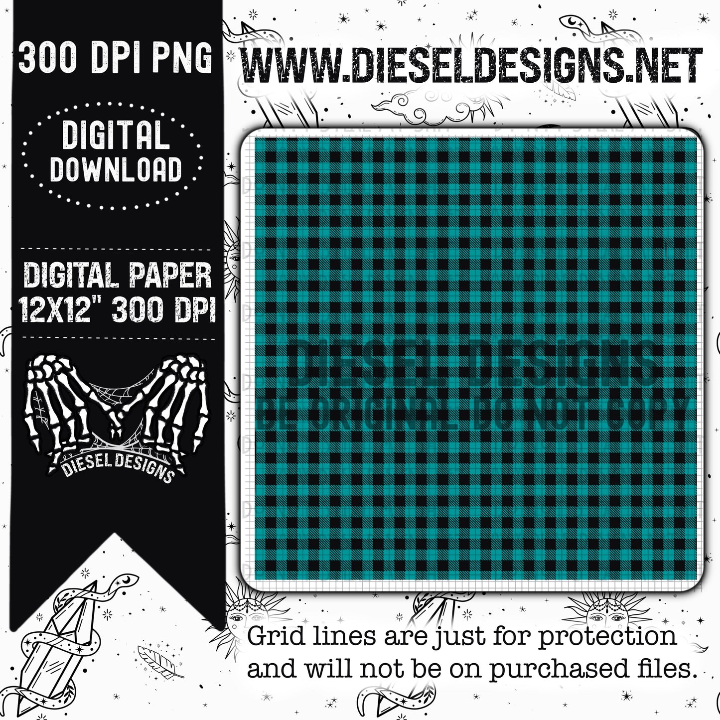Plaid Paper Digital Paper | 300 DPI | Transparent PNG | Clipart |