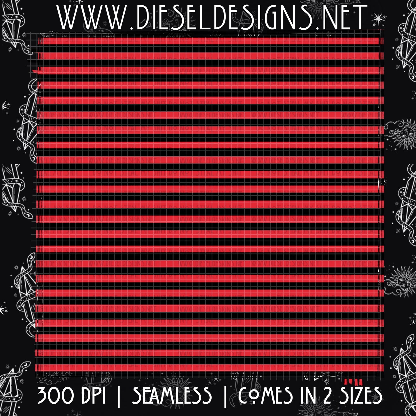 Seamless 4  | 300 DPI | Seamless 12"x12" | 2 sizes Included