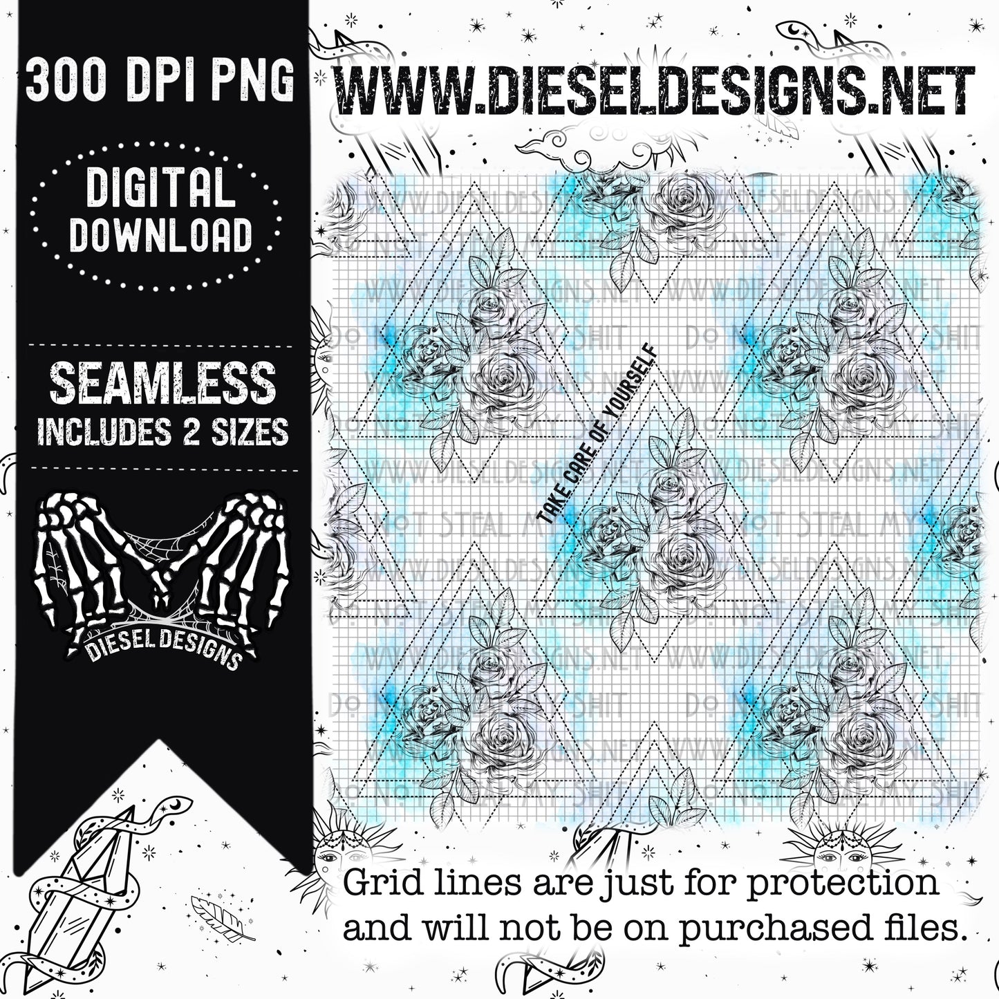 Seamless 4 | 300 DPI | PNG |