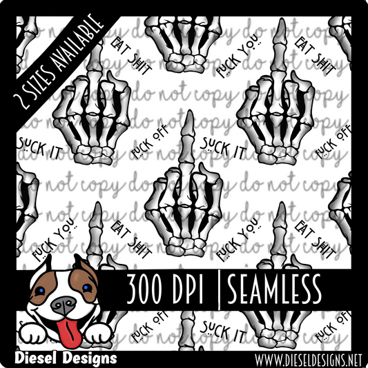 Swear Words | 300 DPI | Seamless 12"x12" | 2 sizes Included