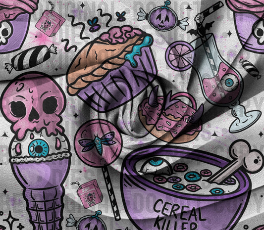 Spooky Sweets 1 | 300 DPI | Seamless 12"x12" | PNG File