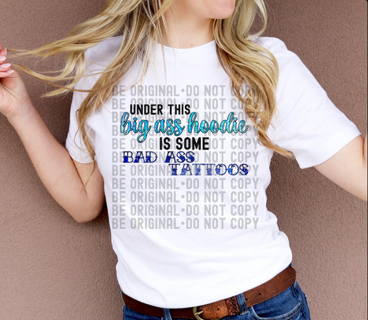 Under This Hoodie | 300 DPI | Transparent PNG