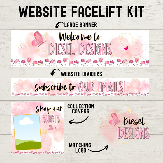Mother's Day | Website Kits | Editable graphics included