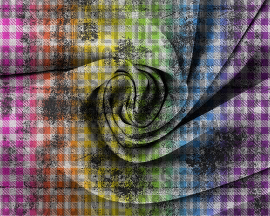 White Distressed Plaid Seamless  | 300 DPI | Seamless 12"x12" | 2 sizes Included