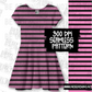 Dark Pink Stripes   | 300 DPI | 12" x 12" | Seamless File