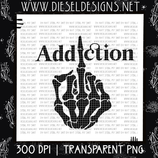 F Addiction  | Sunday Exclusive | 300 DPI PNG |