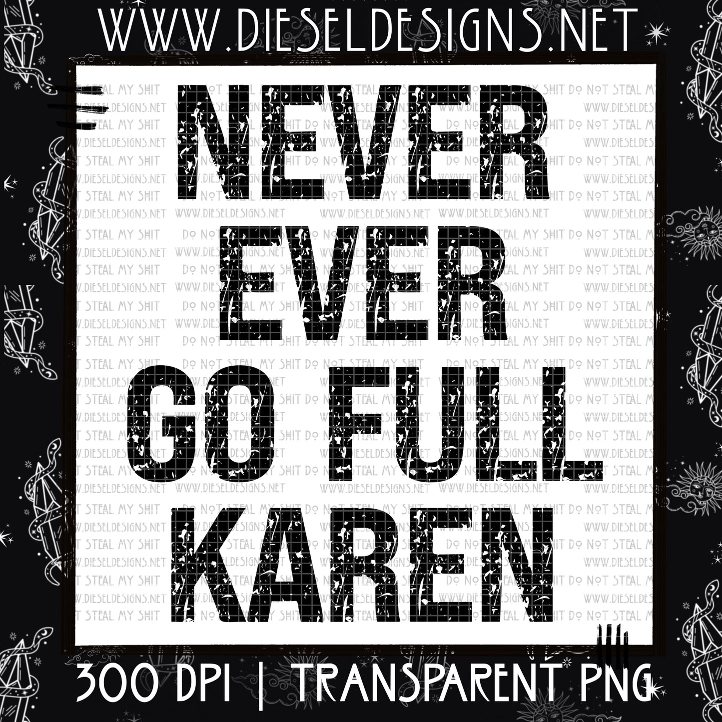 Full Karen | 300 DPI | PNG |